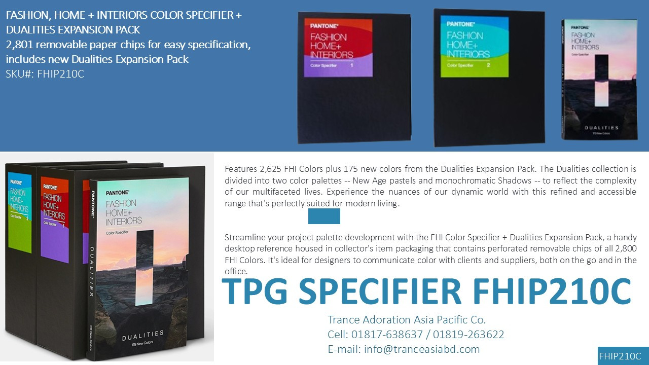 Pantone TPG Specifier FHIP210C